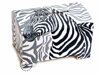 Dřevěná kasička - zebra