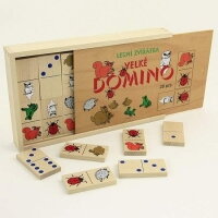 Domino - lesní zvířátka - oboustranné