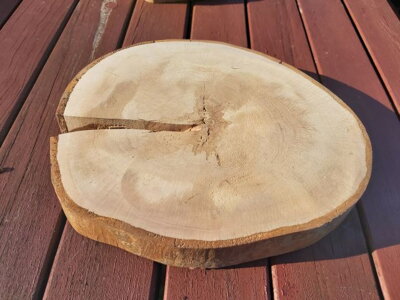 Dřevěná kolečka  - kulatiny - 18 cm