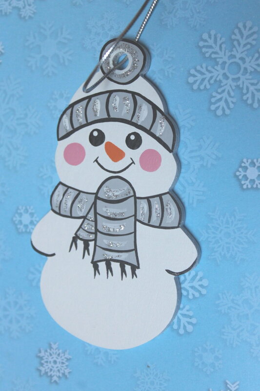 Barevný sněhulák - šedý