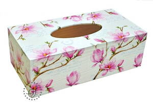 Box na kapesníky - magnolie